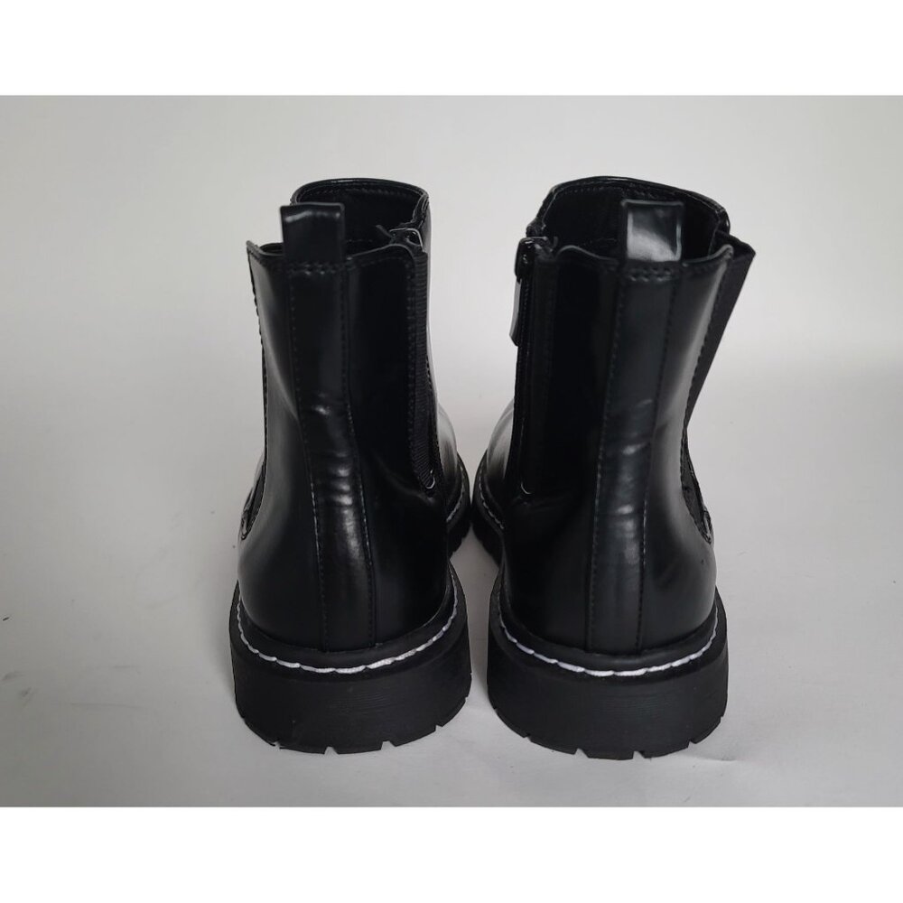 Torrid Black Faux Leather Chelsea Bootie (WW). Size 8WW - Picture 4 of 11
